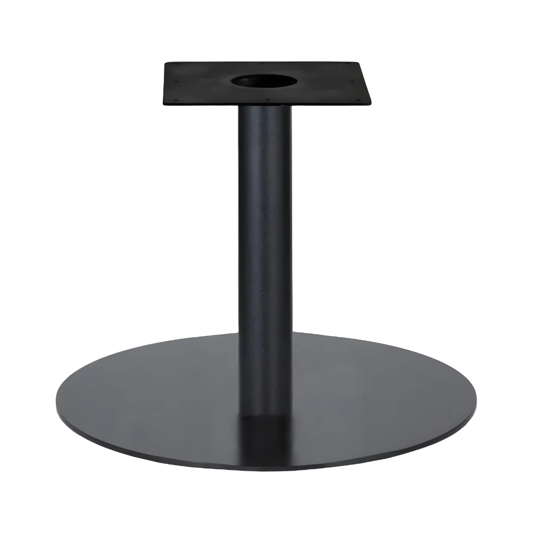 IntAfit Table Base For Integrated Cable Management 720 x 690mm Black Base & Column