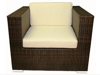 Milan Single Sofa in Mixed Coffee - Image 2