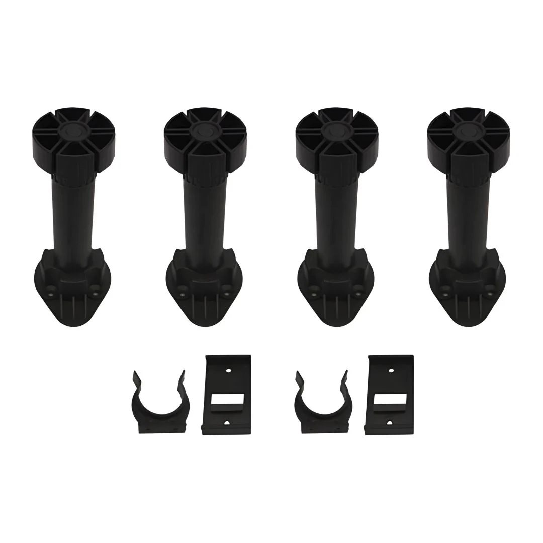 Kitchen Plinth Legs 100 - 130mm - Black - Image 3