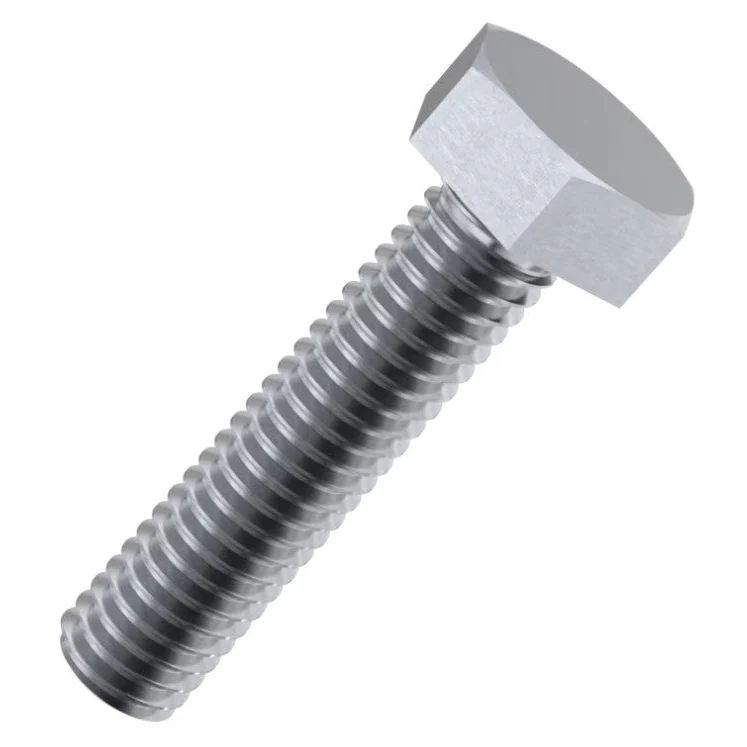 High Tensile Hex Setscrews Grade 8.8 M16 x 80mm - Zinc