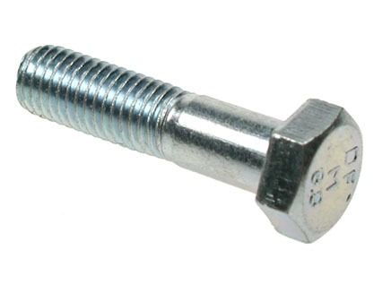 M12 x 65mm High Tensile Hex Head Bolt Grade 8.8 DIN931 - Zinc