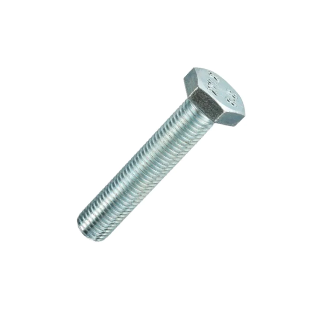 High Tensile Hex Setscrew Grade 8.8 M16 x 180mm - Zinc