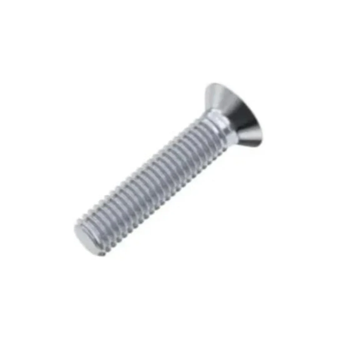 Machine PZ Countersunk Mild Steel Screws M6 x 20mm - Zinc