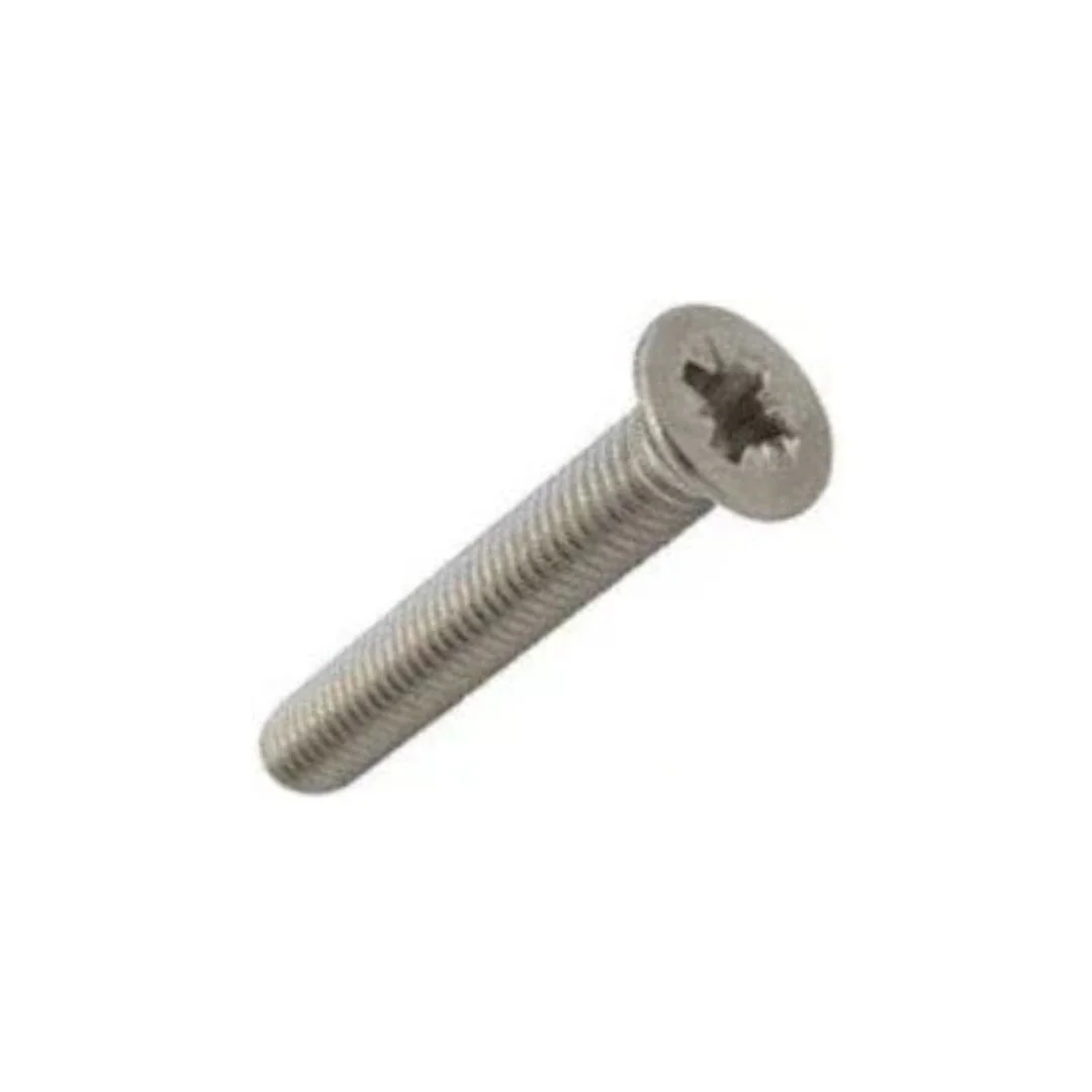 Machine PZ Countersunk Mild Steel DIN965 Screws M6 x 25mm - Zinc