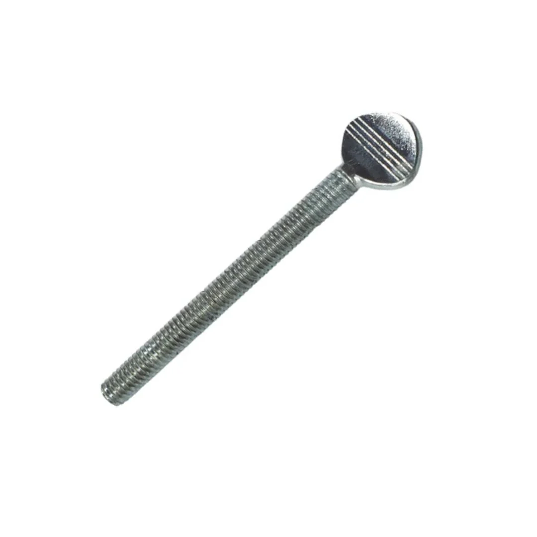 Shoulderless Thumb Screws M6 x 60mm - Bright Zinc Plated