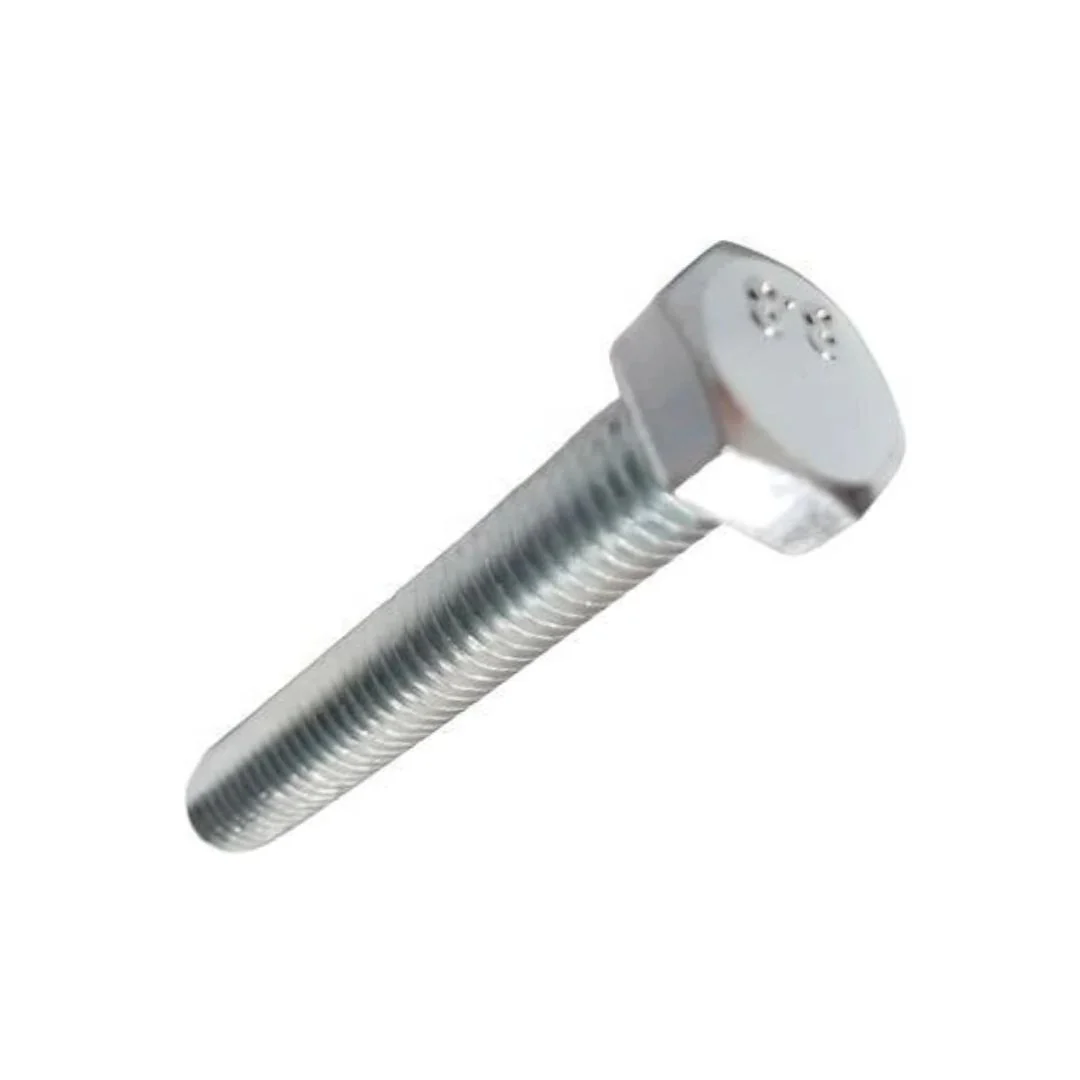 High Tensile Hex Setscrew Grade 8.8 M8 x 60mm - Zinc