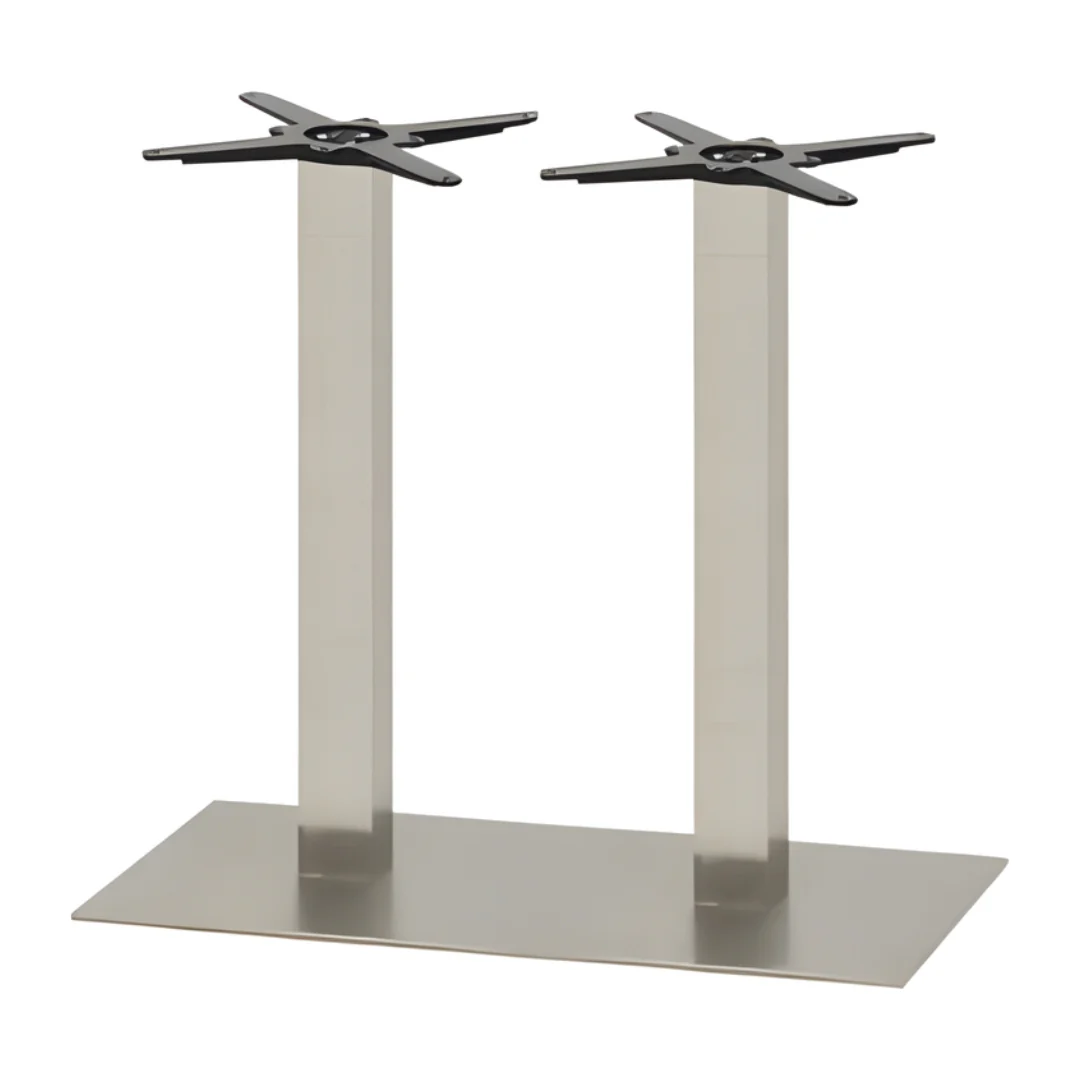 Mega Brushed Stainless Steel 400 x 690mm Base & Column