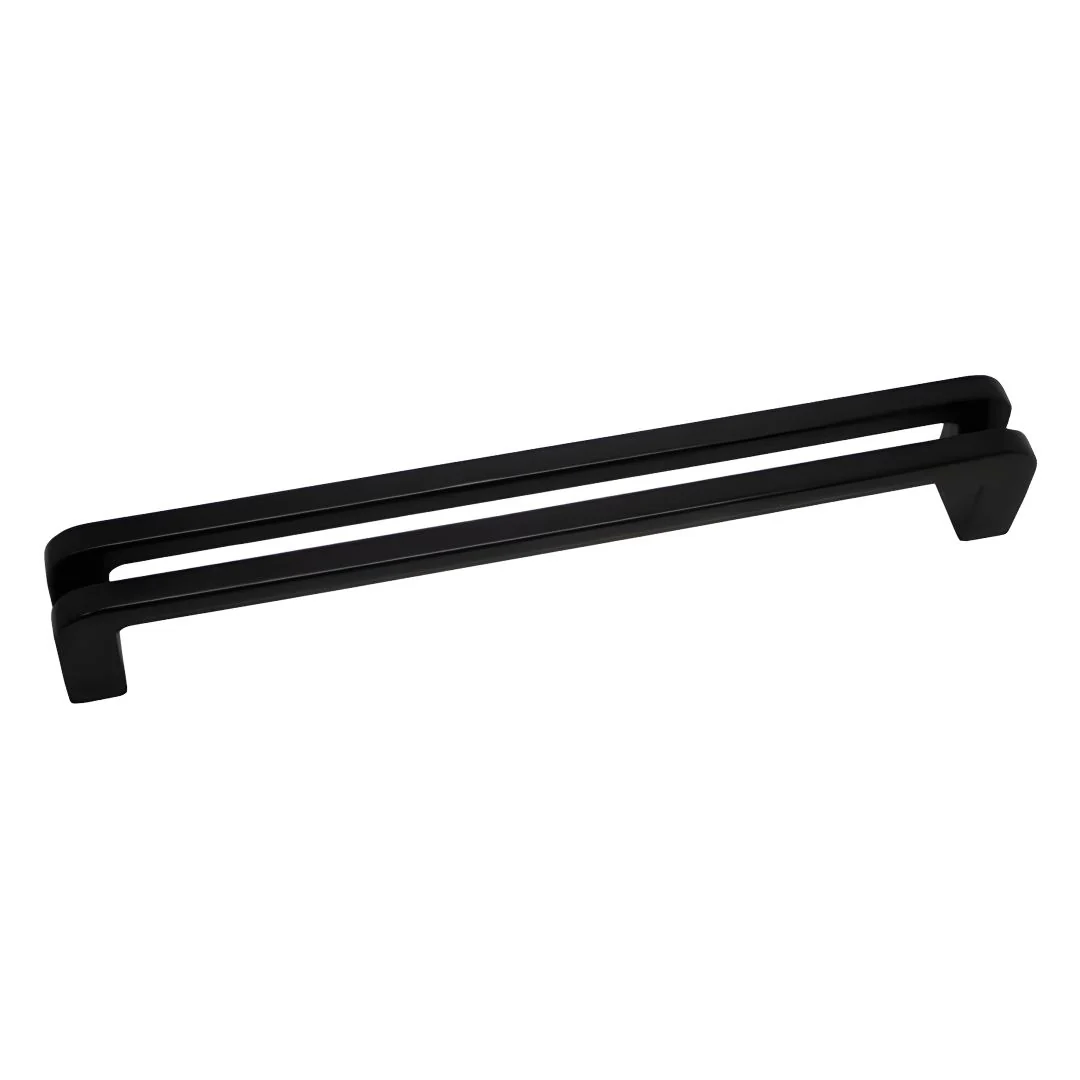 Pull Interaxis Handle Hole Centres 160mm - Matt Black