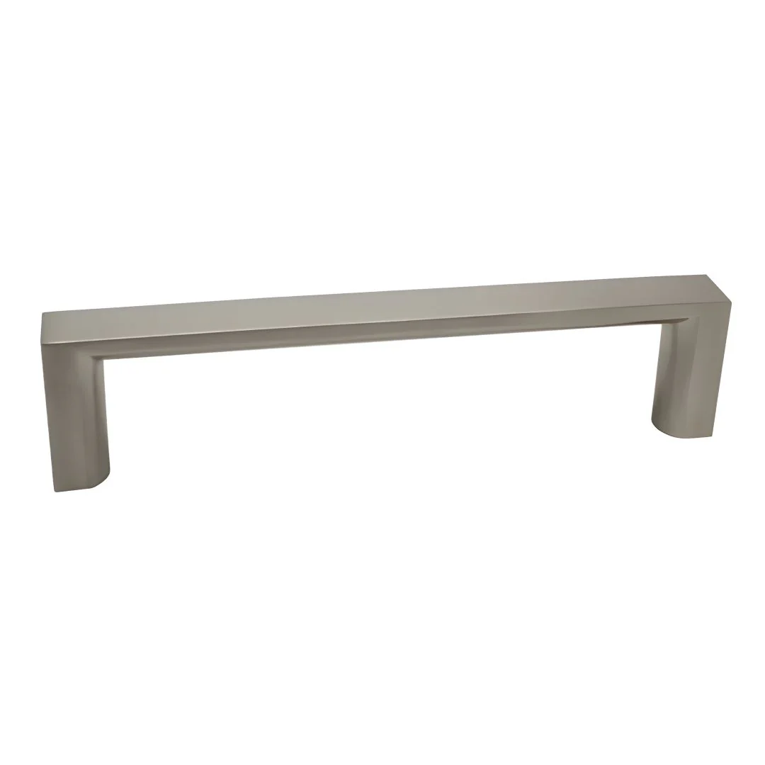 Pull D Handle Hole Centre 128mm - Brushed Nickel