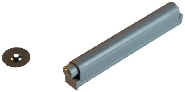 Push To Open Magnetic Catch & Holder - Grey Plastic - Length 84mm - Image 2