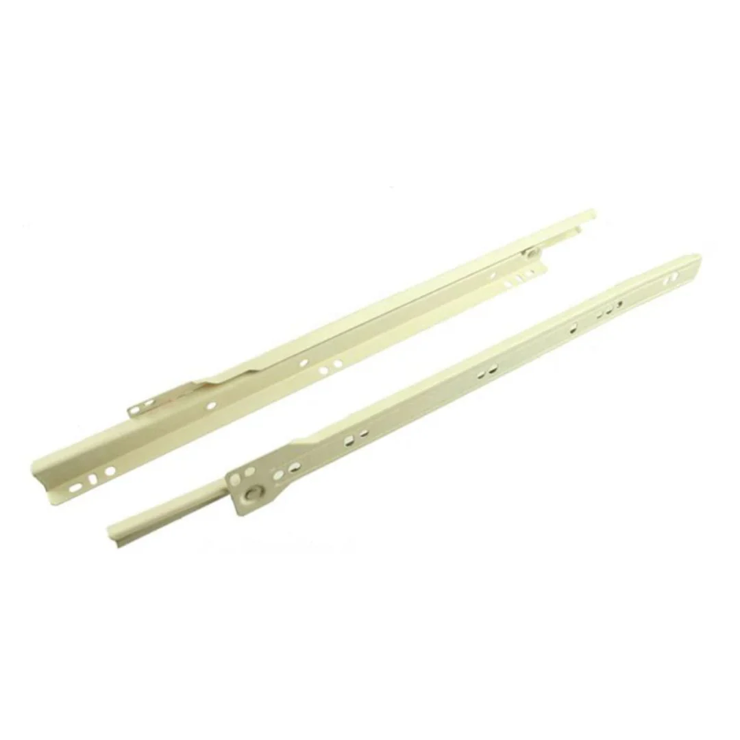 Base Mounted Roller Runners 400mm - 25kg - 75% Extension