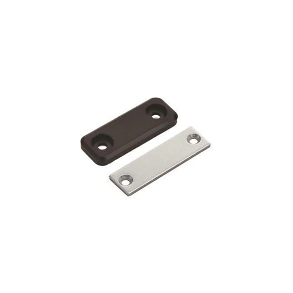Sealed Thin Magnetic Catch - Retaining Force 3kg - Black