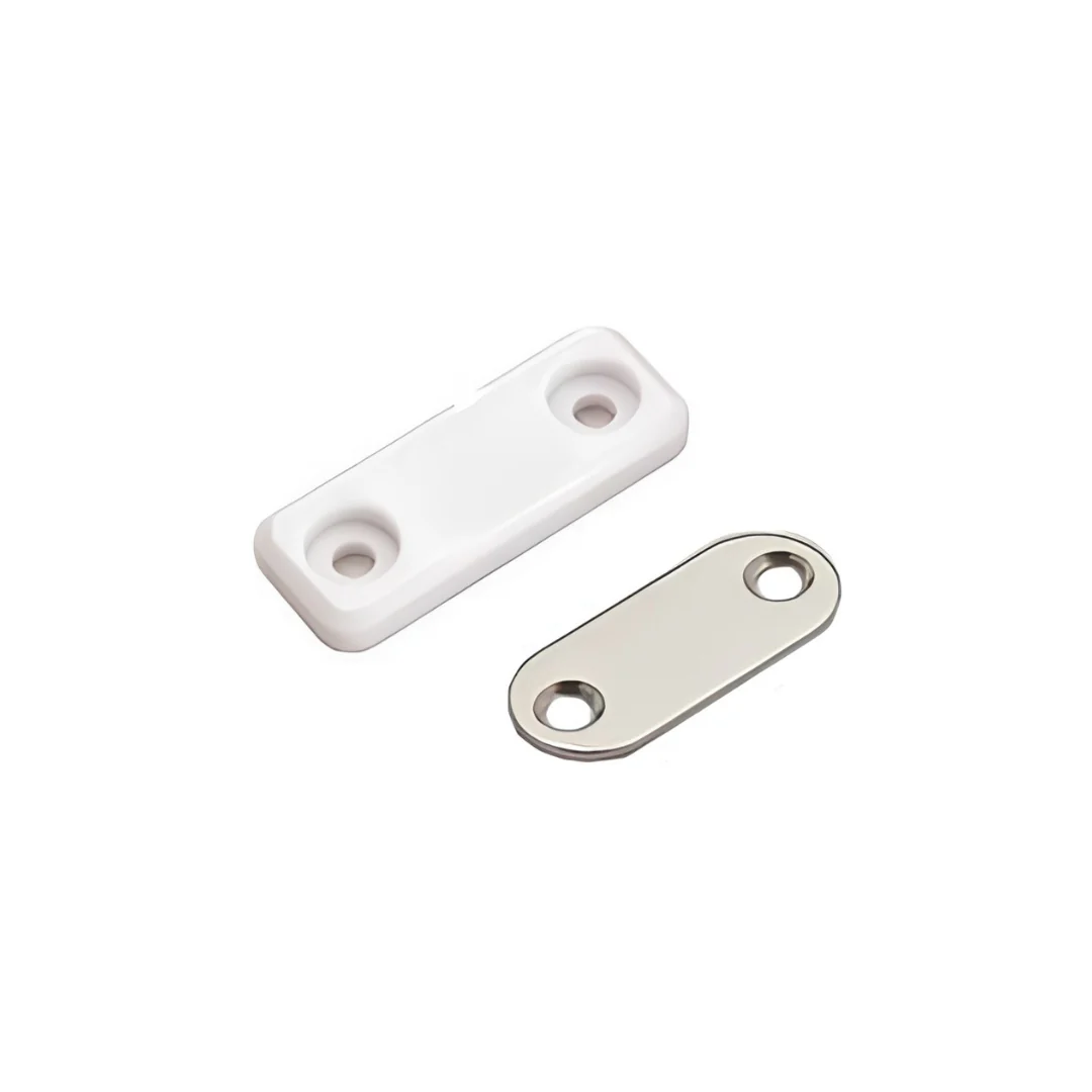 Sealed Thin Magnetic Catch - R/F 3kg - White
