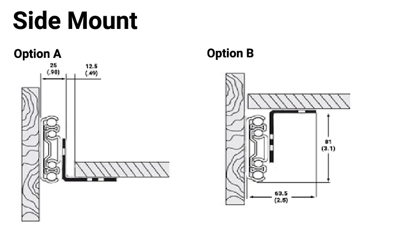 Side Mounting Bracket Set For DS50028LK - Image 3
