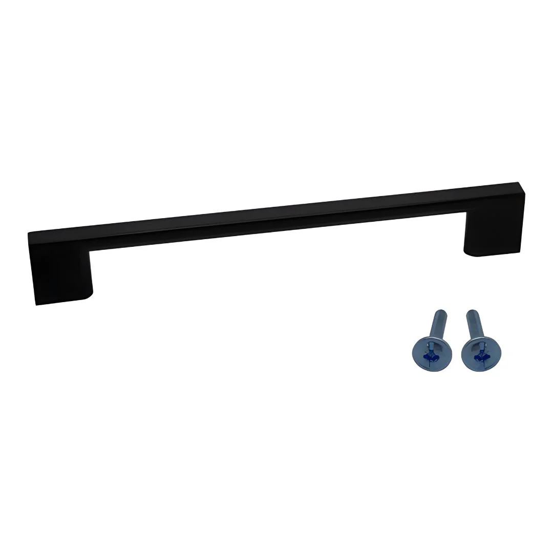 Pull Slim Bar Handle Hole Centres 160mm - Matt Black - Image 3