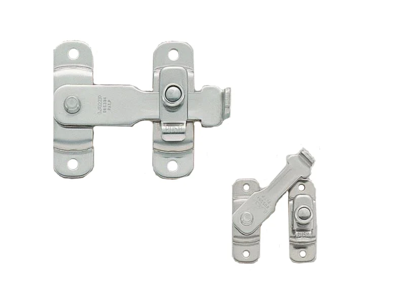 Spring Loaded Bar Latch Length 48mm - Polished S/Steel