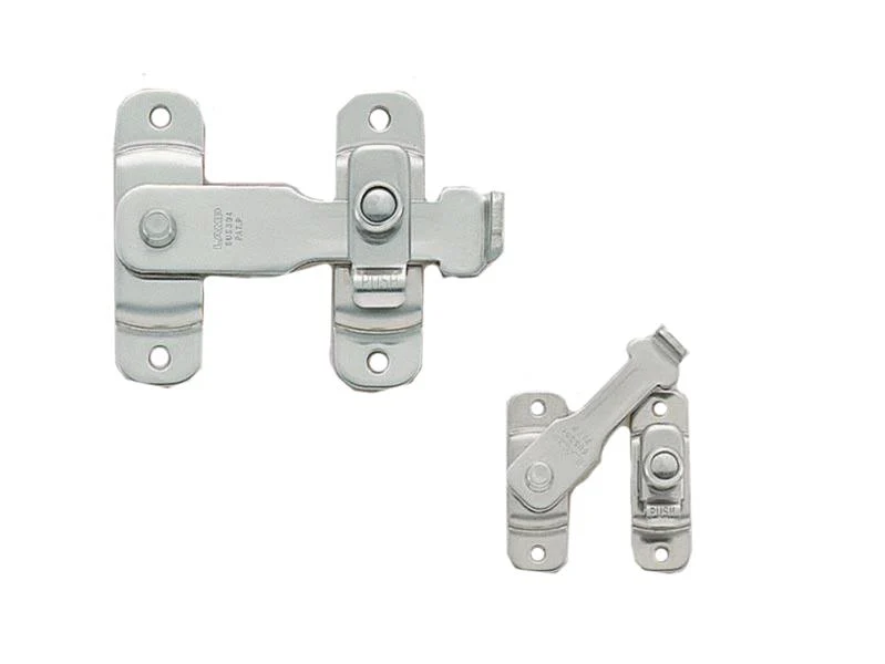 Spring Loaded Bar Latch Length 63mm - Polished S/Steel