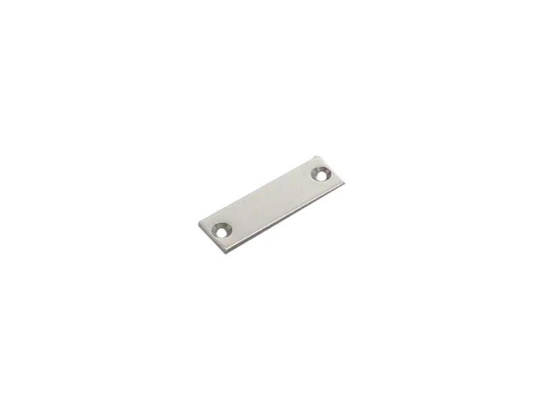 Stainless Steel Polished (SUS 304) Strike Plate - 49mm x 15mm