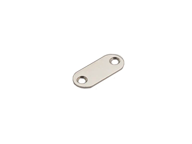 Steel Nickel Plated Counter Strike Plate - 35mm x 15mm