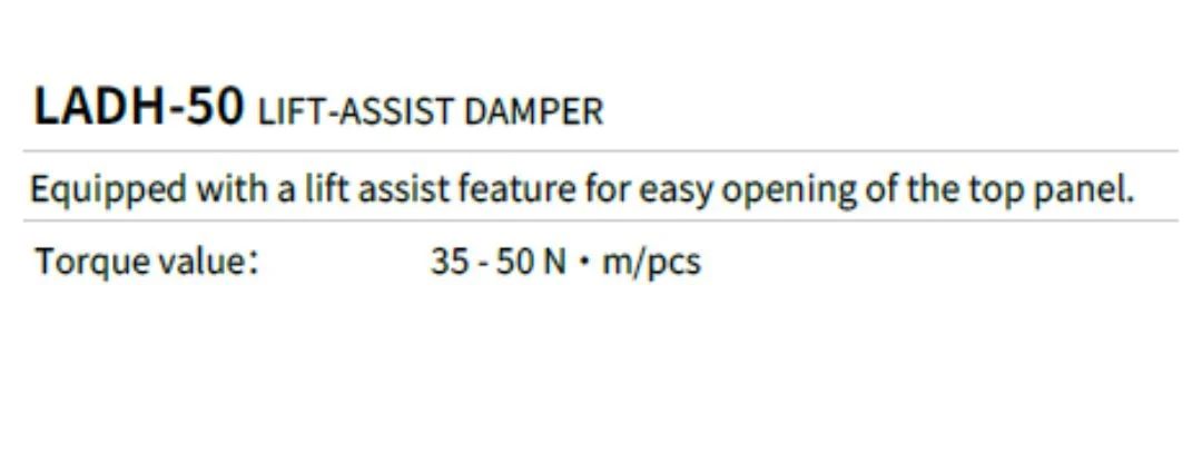 Sugatsune Heavy Duty Counterflap 50mm Lift Assist Damper - Brown - Image 3