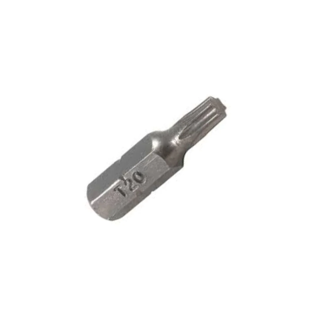 T20 Torx 25mm x 1/4" Hex Driver Bits
