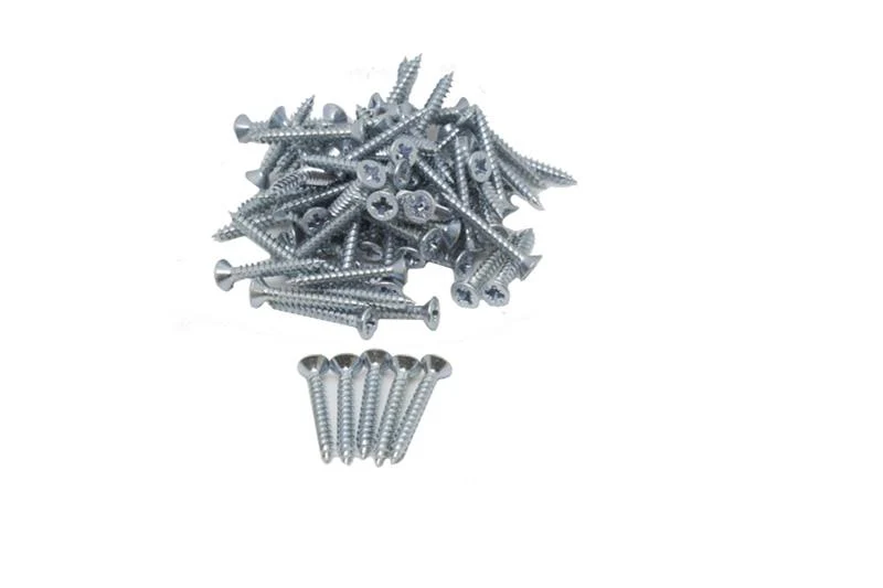 Self Tapping PZ Countersunk Screws 6g x 1" (3.5 x 25mm) - Bright Zinc - Image 3