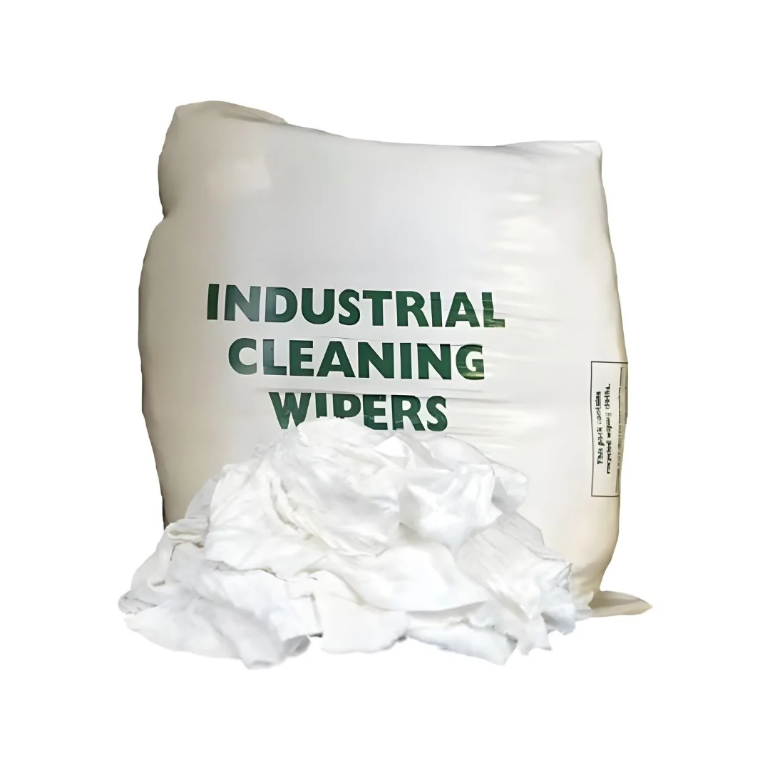 T-Shirt Rags 10kg Bale - White