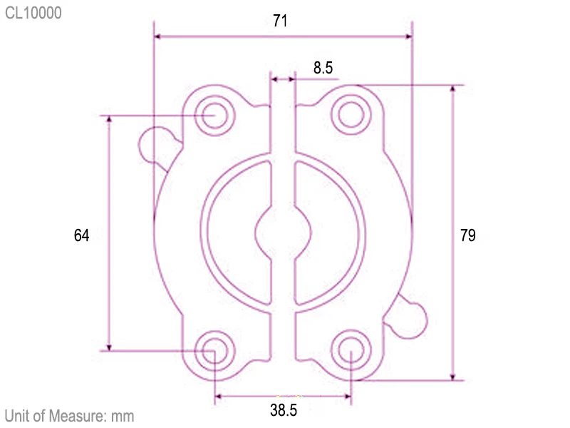 IntAfit Swivel Lock Table Connector - Zinc - Image 2